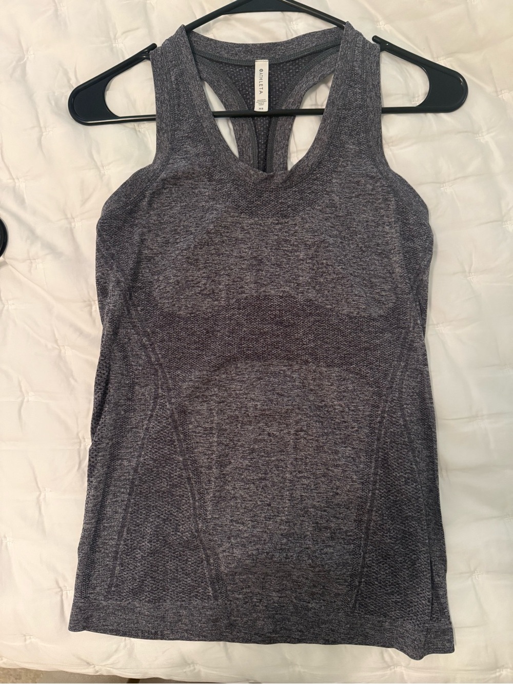 Athleta Grey Seamless Tank Top